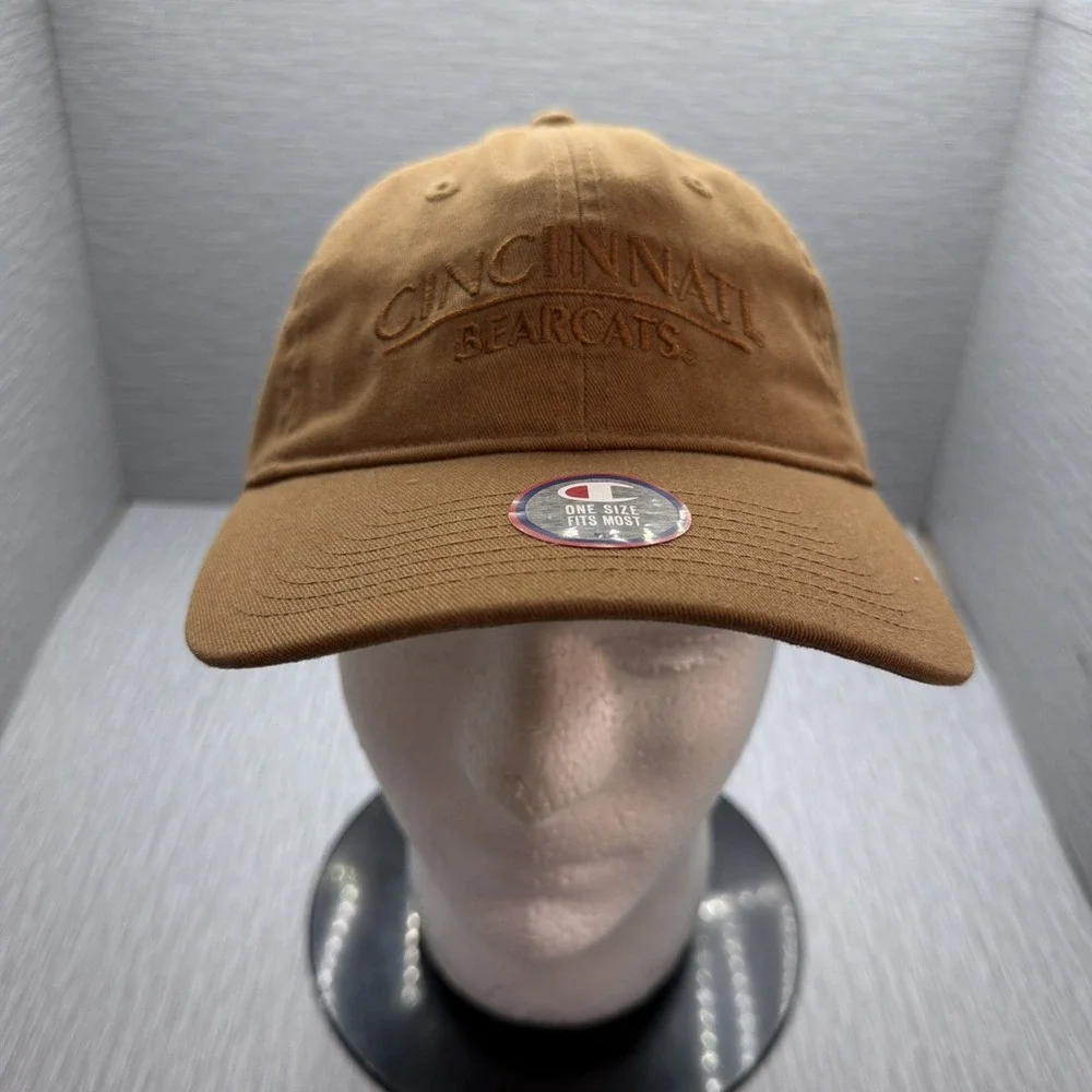 Cincinnati Bearcats Champion Hat Brown Strapback‎ Adjustable Dad Cap NCAA New